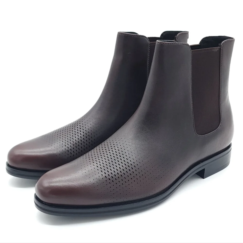 Cole Haan Men's Washington Grand Laser Chelsea Boot Style C38376 Size 7.5 M